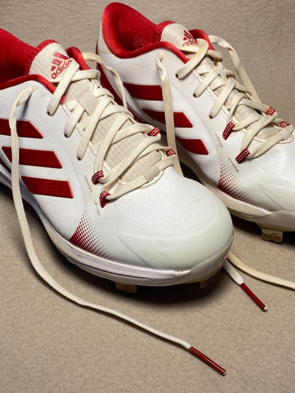 Adidas Pure Hustle 2 Women’s Softball Cleats White/Red Size‎ 7